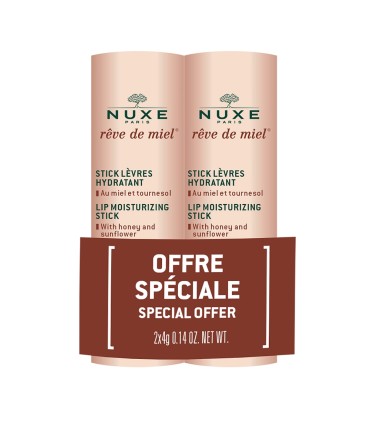 NUXE REVE DE MIEL STICK LABIOS HIDRATANTE DUPLO