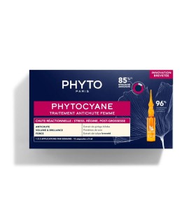 PHYTOCYANE MUJER TTO ANTICAIDA REACCIONAL 12 AMPOLLAS