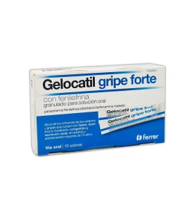 GELOCATIL GRIPE FORTE CON FENILEFRINA 10 SOBRES GRANULADO PARA SOLUCION ORAL