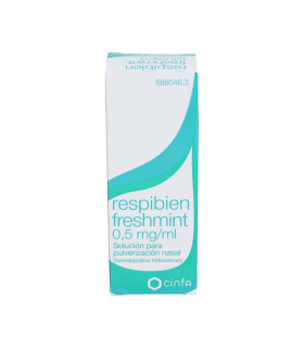 RESPIBIEN FRESHMINT 0,5 mg/ml SOLUCION PARA PULVERIZACION NASAL 1 FRASCO 15 ml