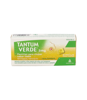 JUANOLGAR 3 mg 20 PASTILLAS PARA CHUPAR (SABOR LIMON)