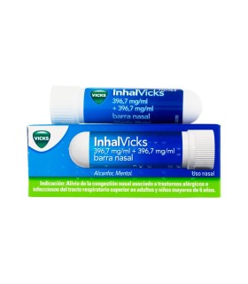 INHALVICKS 396,7 mg/ml + 396,7 mg/ml BARRA NASAL 1 APLICADOR