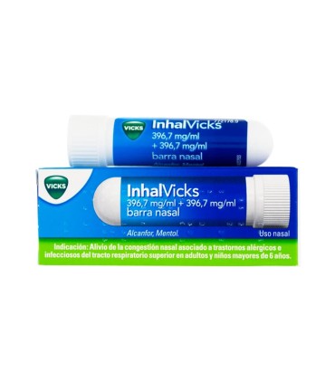 INHALVICKS 396,7 mg/ml + 396,7 mg/ml BARRA NASAL 1 APLICADOR