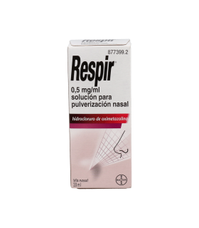RESPIR 0,5 mg/ml SOLUCION PARA PULVERIZACION NASAL 1 FRASCO 20 ml + BOMBA PULVERIZADORA