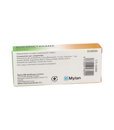 BUCOMETASANA 30 COMPRIMIDOS PARA CHUPAR