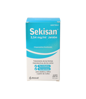 SEKISAN 3,54 mg/ml JARABE 1 FRASCO 200 ml