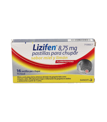 BUCOPRO 8,75 mg 16 PASTILLAS PARA CHUPAR (SABOR MIEL Y LIMON)