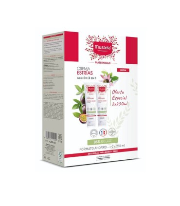 MUSTELA MATERNIDAD ANTIESTRIAS CREMA 250ML X2 DUPLO