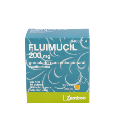 FLUIMUCIL 200 mg 30 SOBRES GRANULADO PARA SOLUCION ORAL