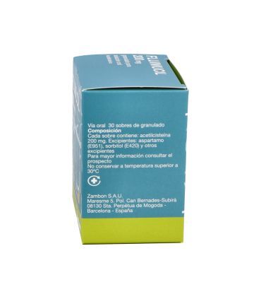 FLUIMUCIL 200 mg 30 SOBRES GRANULADO PARA SOLUCION ORAL