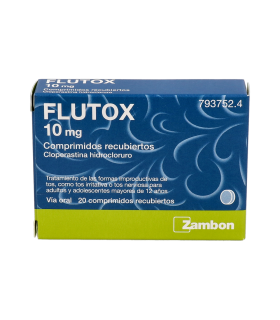 FLUTOX 10 MG 20 COMPRIMIDOS RECUBIERTOS
