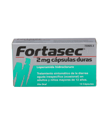 FORTASEC 2 MG 10 CAPSULAS