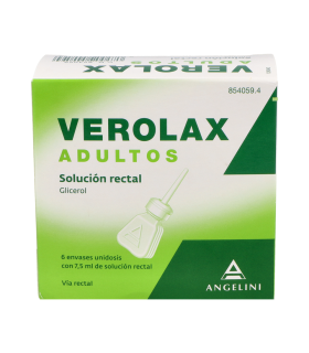 VEROLAX ADULTOS 5,4 ML SOLUCION RECTAL 6 ENEMAS 7,5 ML