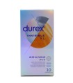 DUREX INVISIBLE XL PRESERVATIVOS 10 UNIDADES