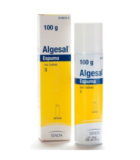 ALGESAL 10 mg/g + 100 mg/g ESPUMA CUTANEA 1 ENVASE A PRESION 100 g