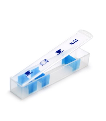 MESTRE PASTILLERO SEMANAL 4 TOMAS REGULABLE FUNDA AZUL