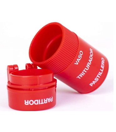 PRIM PASTILLERO PARTIDOR TRITURADOR ULTRA FINE  ROJO