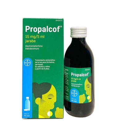 PROPALCOF 15 mg/5 ml JARABE 1 FRASCO 200 ml