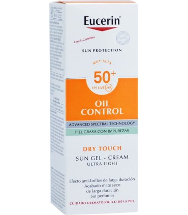 EUCERIN SUN PROTECTION 50+ GEL CREME ROSTRO OIL CONTROL 50 ML