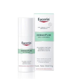EUCERIN DERMOPURE OIL CONTROL FLUIDO FACIAL HIDRATANTE MATIFICANTE 50 ML