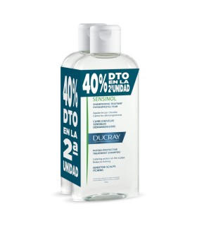 DUCRAY SENSINOL CHAMPU 400 ML 2ª UND 40 % DTO PACK