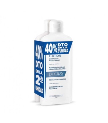 DUCRAY CHAMPU ELUTION  400ML 2ªUND 40% DTO PACK