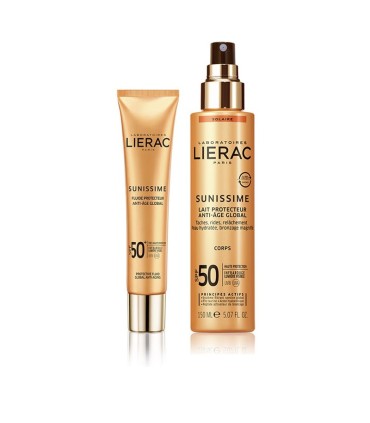 LIERAC SUNISSIME SPF50 ROSTRO Y CUERPO  PACK