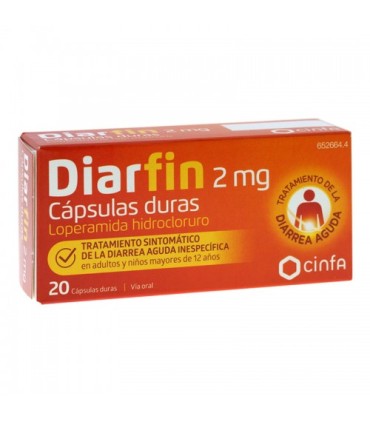 DIARFIN 2 MG 20 CAPSULAS