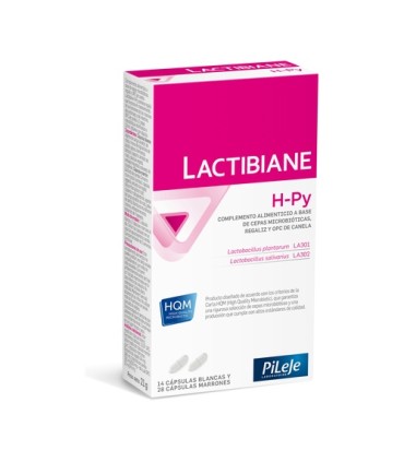 PILEJE LACTIBIANE HPY 14CAPS BLANCAS+28CAPS MARRONES