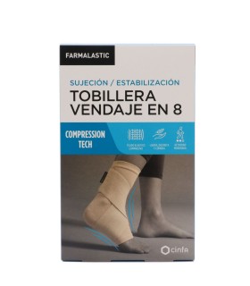 FARMALASTIC TOBILLERA  VENDAJE EN 8 TALLA GRANDE