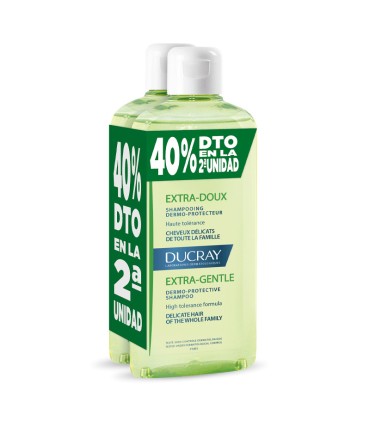 DUCRAY CHAMPU EQUILIBRANTE 40% 2ªUND 400ML PACK
