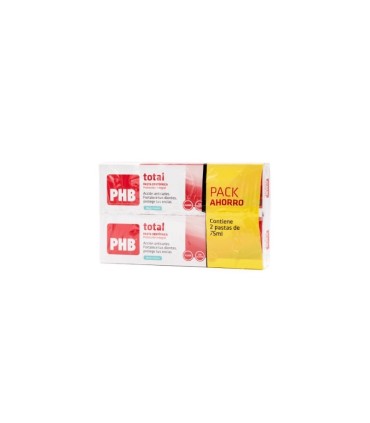 PHB TOTAL PASTA DENTIFRICA 75 ML +75 ML