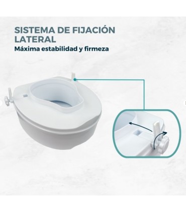 MCI ELEVADOR WC 14CM CON TAPA BLANCO ( HASTA 160KG)