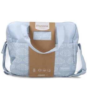 MUSTELA BOLSA MIS PRIMEROS PRODUCTOS AZUL GRIS GIFT