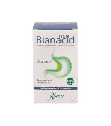 NEOBIANACID ACIDEZ Y REFLUJO 45 COMP MAST MENTA