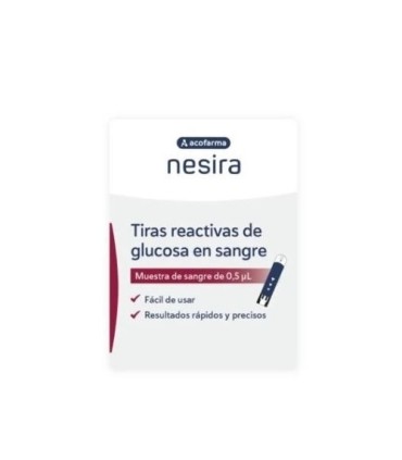 TIRAS REACTIVAS GLUCEMIA ACOFAR 25 TIRAS