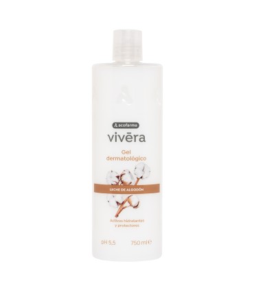 ACOFARMA VIVERA GEL LECHE ALGODON  750 ML