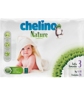 CHELINO NATURE PAÑAL TALLA 3   36U