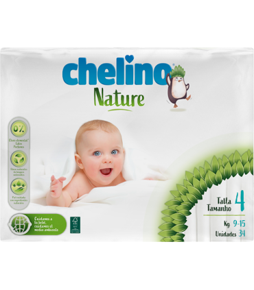 CHELINO NATURE PAÑAL TALLA 4    34U