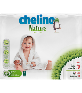 CHELINO NATURE PAÑAL TALLA 5    30U