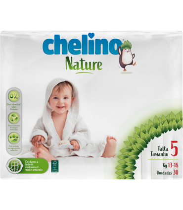 CHELINO NATURE PAÑAL TALLA 5    30U