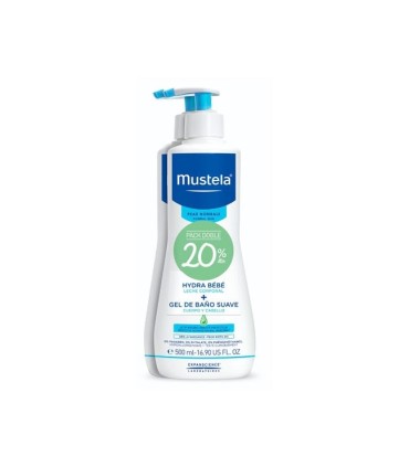 MUSTELA HYDRA BEBE 500ML+ BABYGEL 750ML 30%DTO