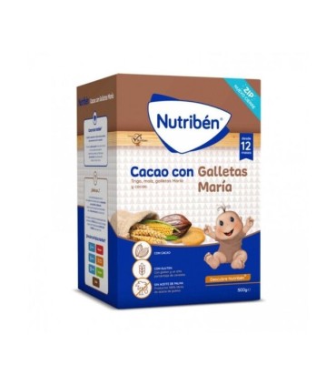 NUTRIBEN CACAO CON GALLETAS MARIA 500 G