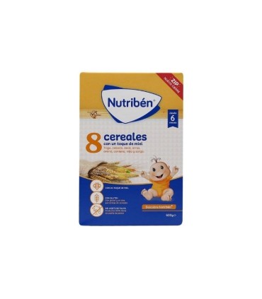 NUTRIBEN 8 CEREALES MIEL 600GR