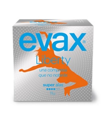 COMPRESAS EVAX LIBERTY SUPER CON ALAS 10 COMPRESAS