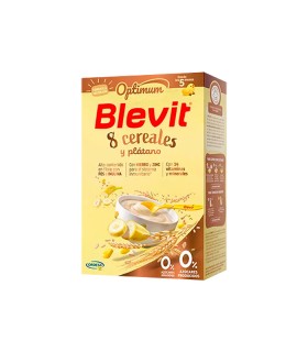 BLEVIT OPTIMUM 8CEREALES+PLATANO 250G