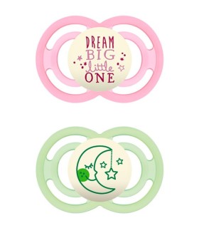 MAM CHUPETE SIL PERFECT NIGHT  6+M ROSA