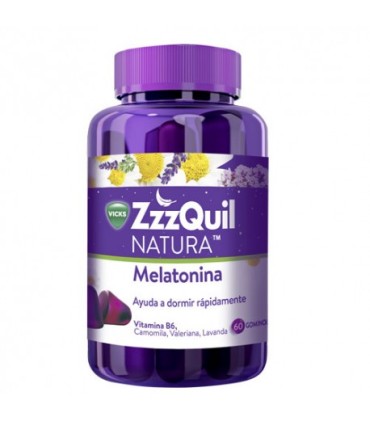 ZZZQUIL NATURA 60 GOMINOLAS
