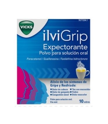 ILVIGRIP EXPECTORANTE 10 SOBRES POLVO PARA SOLUCION ORAL