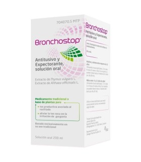 BRONCHOSTOP ANTITUSIVO Y EXPECTORANTE SOLUCION ORAL 1 FRASCO 200 ML